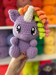 Luna the Unicorn- Handmade Unicorn Plush Toy