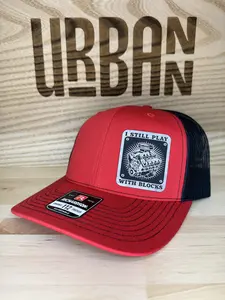 I Still Play With Blocks Diesel Mechanic - Richardson 112 Trucker Hat