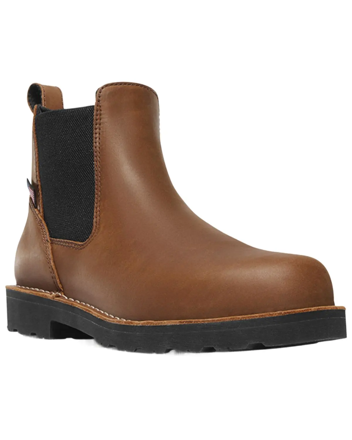 Danner Men's Men'S 6" Bull Run Chelsea Pull-On Work Boot Steel Toe - 15487