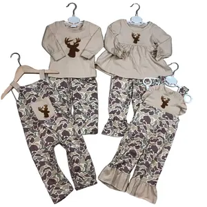 Kids Deer Hunting Clothes Camo Boy Winter Pants set