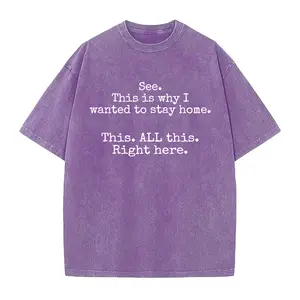 100% Premium Cotton graphic tees See This Is Why I Wanted To Stay Home Funny Introvert Gifts T-Shirt