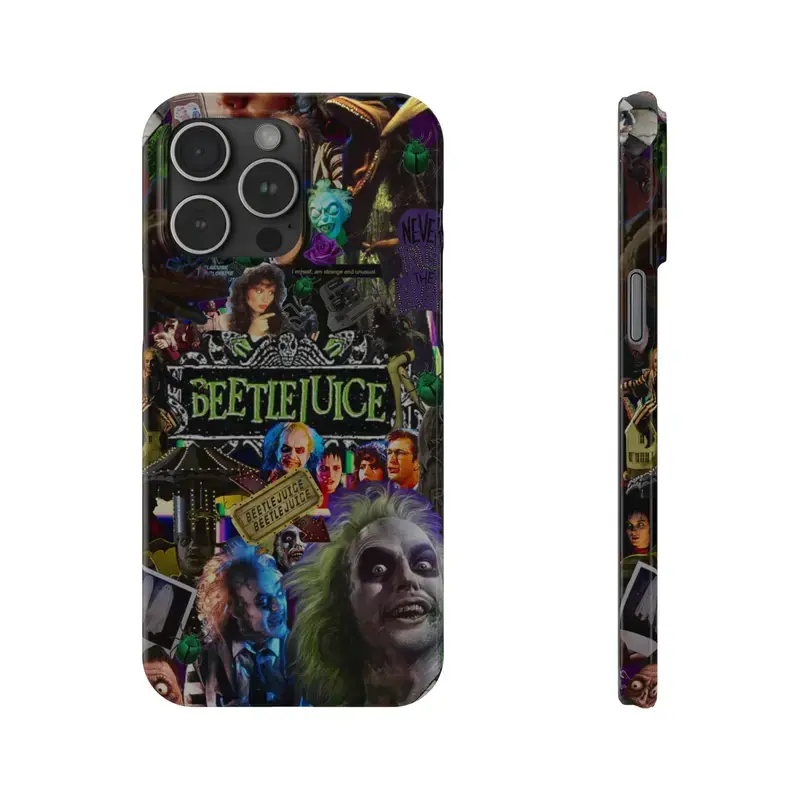 Beetlejuice Phone Cases, Halloween Movie Phone Case For iPhone 17, 16, 15, 14, 13, 12, 11,Halloween Gift For Her, Iphone Case