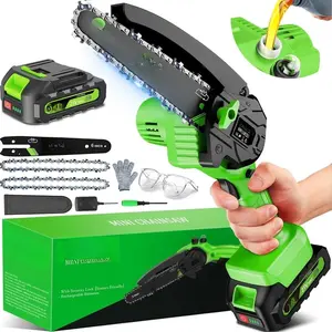 6 Inch Mini Electric  Cordless  , Hand Held  for /Trees Trimming, Tools for Household and Garden, Chain   for Men Dad Husband Fathers Gardener 2026