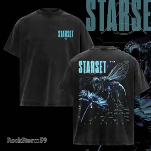 Retro NEW STARSET band T-Shirt , STARSET T-Shirt , Music Graphic Tee, Rock Band Shirt, Retro Music Tee, Rock Music Lover Shirt, Vintage Band Shirts Casual Comfort Cotton Fabric Fit Top , Top Men's and Women's Clothing . Streetwear
