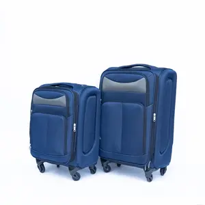 (20+24) Two piece luggage set Oxford trolley case, no password lock, universal wheels, simple design, powerful functions, deformable, super suitable for road travel, soft edges, can squeeze into narrow corners