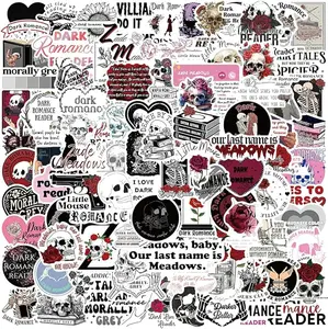100 PCS Dark Romance Stickers,Bookish Reading Stickers for Kindle,Romance Stickers for Adult,Book Lovers Gifts