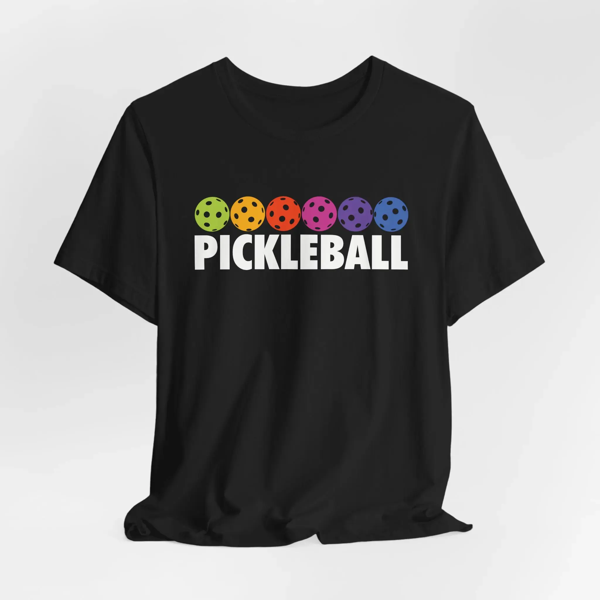 Pickleball T-shirt White Text Unisex T-shirt | Pickleball Shirt, Sport Graphic Tee, Pickleball TShirt, Pickle Baller, Pickle Ball