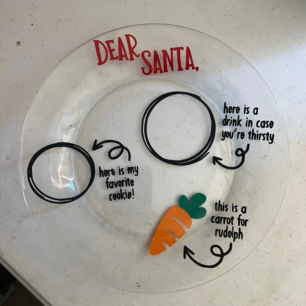 Santa plate