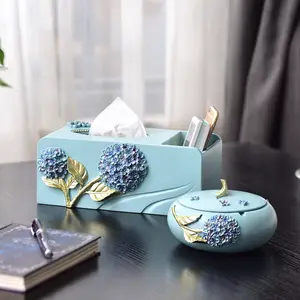 Multifunctional Ceramic Tissue Holder and Remote Organizer