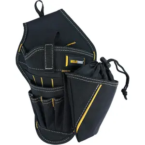 Drill Holster Impact Driver Holster with Bit Pouch Heavy Duty Impact Holster for Tool Belt