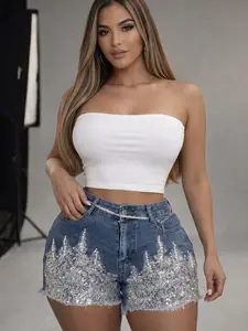 Ice Queen Denim Shorts