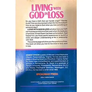 USED-Living With God in Loss by Ernest Dyson (Paperback)