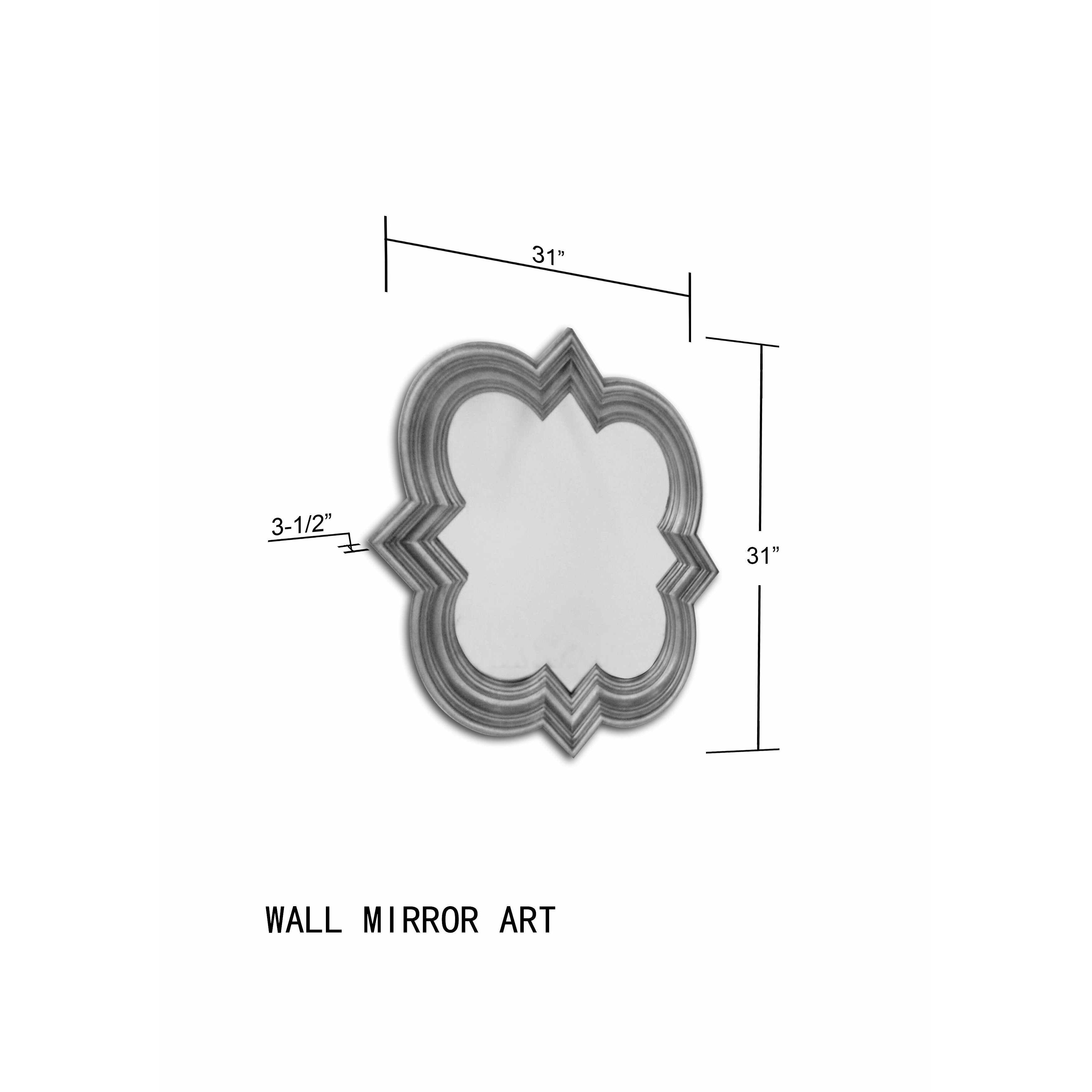 Killester Gold Frame Rectangular Mirror