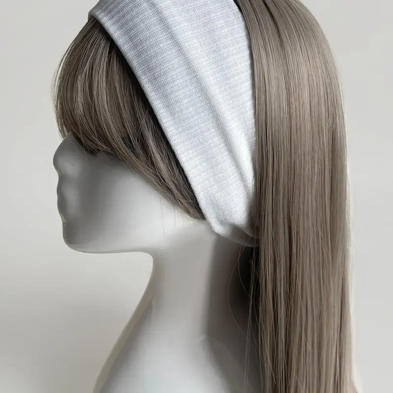 Unisex Plain Headband, Casual Knit Band for Yoga, Running, Street Style, All-Season Fashion Accessory, Textile Coating, China Made
