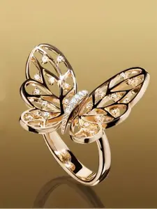 1 PC Gorgeous Cubic Zirconia Ring For Women For Wedding Engagement Party Jewelry Valentine's Day Gift