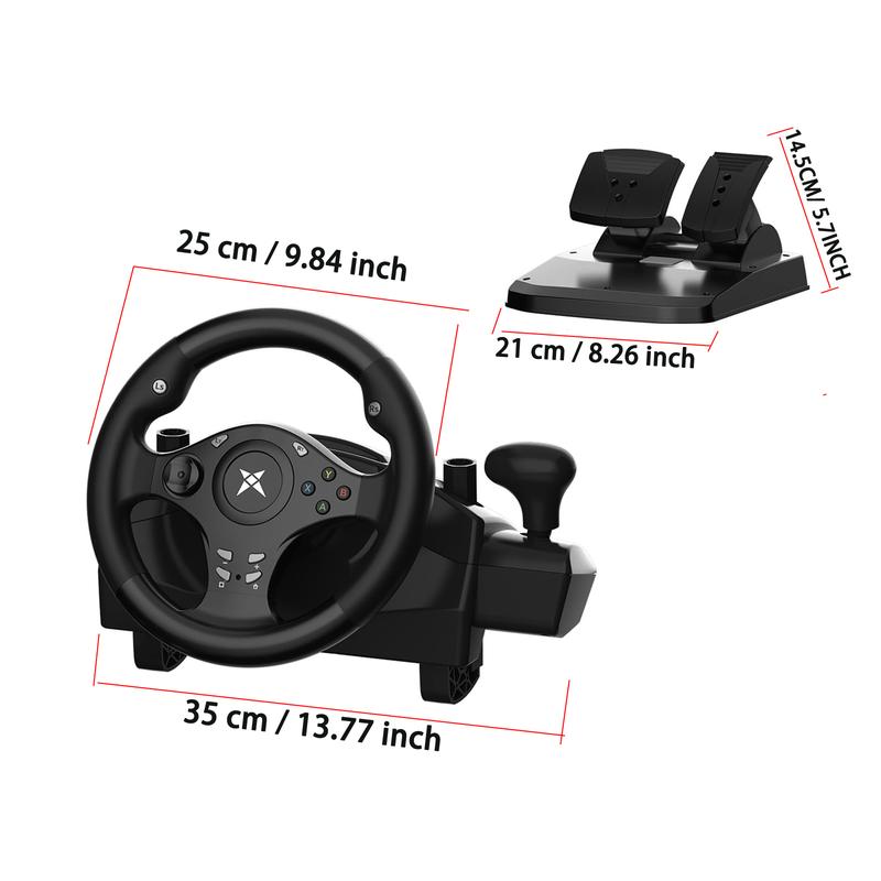 The gaming steering wheel is suitable for multiple platforms Game Console Accessories