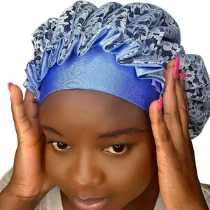 Blue Royalty 3-in-1 Lace Bonnet
