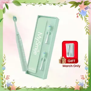 MySmile Essential Sonic Electric Toothbrush - 45,000 VPM Motor, 5 Modes & 3 Brush Heads (Free n-HA Toothpaste Gift)