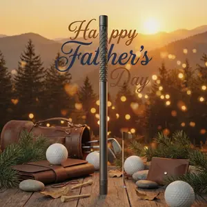 Indoor/outdoor Golf Swing Training Aid with Led lights on both end-golf training warmup pratice stick-Swing with alignment guides-non slip compatible grip-light weight-high end quality-Easter-Birthday Gift