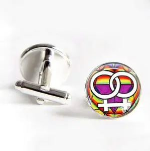 Groovy Lesbian Cufflinks