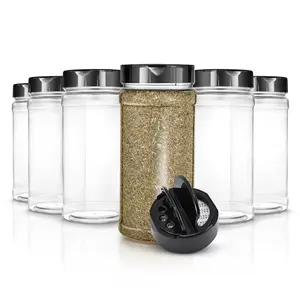 Plastic Spice Jars - 16oz (6 Pack)
