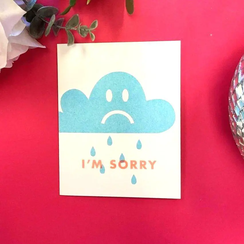I'm Sorry Cloud Card | 6.0