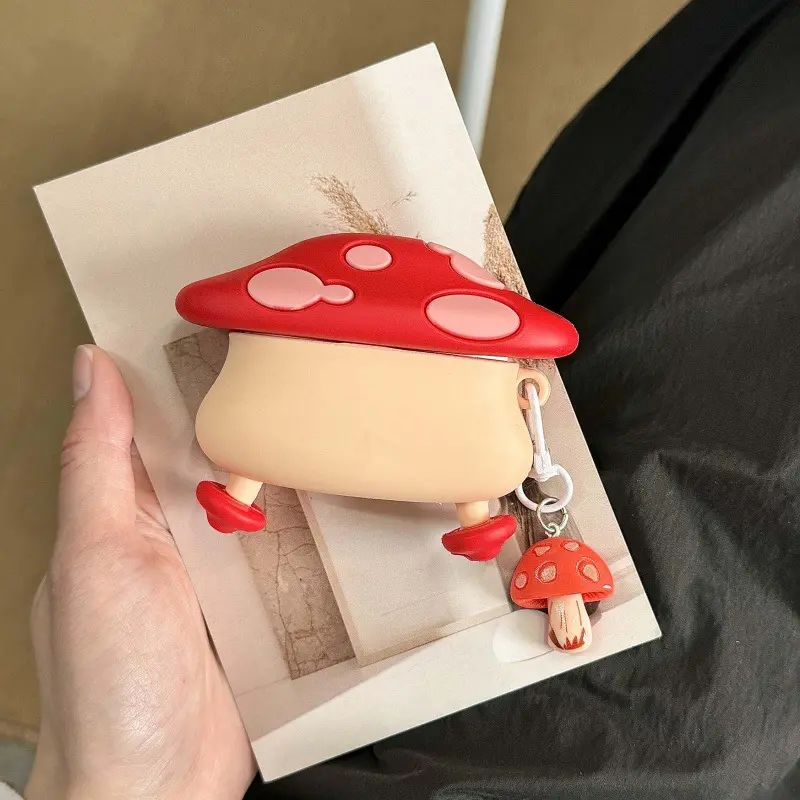 1 3D creative headphone case, cute wireless Bluetooth headphone case, drop resistant, durable and stylish accessory, suitable for Samsung Galaxy buds 3/3 Pro/3 FE