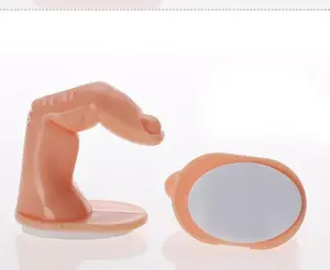2 pcs False Nail Display Stand Holder/ Fake finger Nail Art Practice Holder/Training & Display Tool