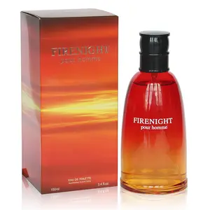 Fire Night Eau de Parfum for Men - 50ml (1.65 oz) | Gourmand Parfum with Amber, Vanilla & Warm Spice | Sweet, Smooth & Addictive | Long-Lasting Arabian Scent