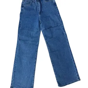 Women's Cargo Denim Jeans - Fashionable Bottoms - Womenswear