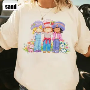 70s Cartoon Shirt, Nostalgia Friends Strawberry Shortcake Shirt, Cute Unisex Tshirt