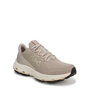 Ryka Women's Devotion X Tr Athletic Sneaker - Terra Taupe Knit Fabric Walking Sports Footwear, Size 9.5 M