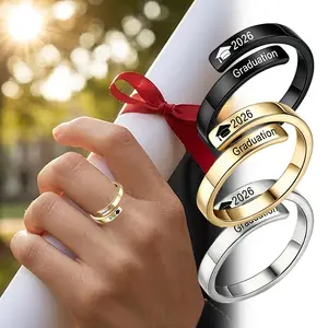 Class of 2026 Graduation Cap Ring -Graduation Gifts for Her/His College High School Graduate Gifts for Best Friend or Daughter Son