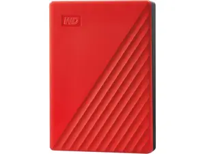 WD 4TB My Passport Portable Storage External Hard Drive USB 3.2 for PC/MAC Red (WDBPKJ0040BRD-WESN)