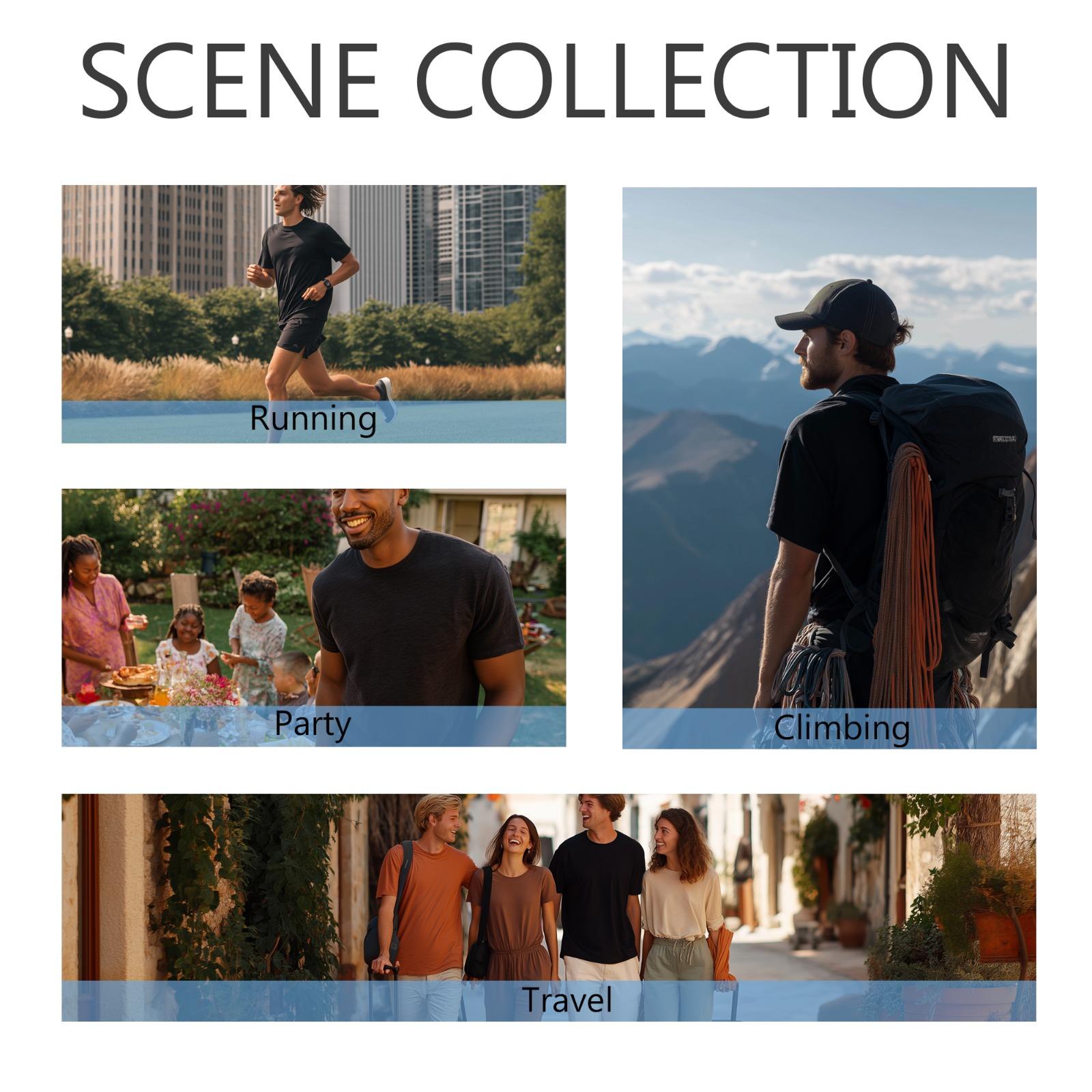 Couple Matching Cotton T-Shirts，180GSM Double Sided Print Soft Crew Neck Tees