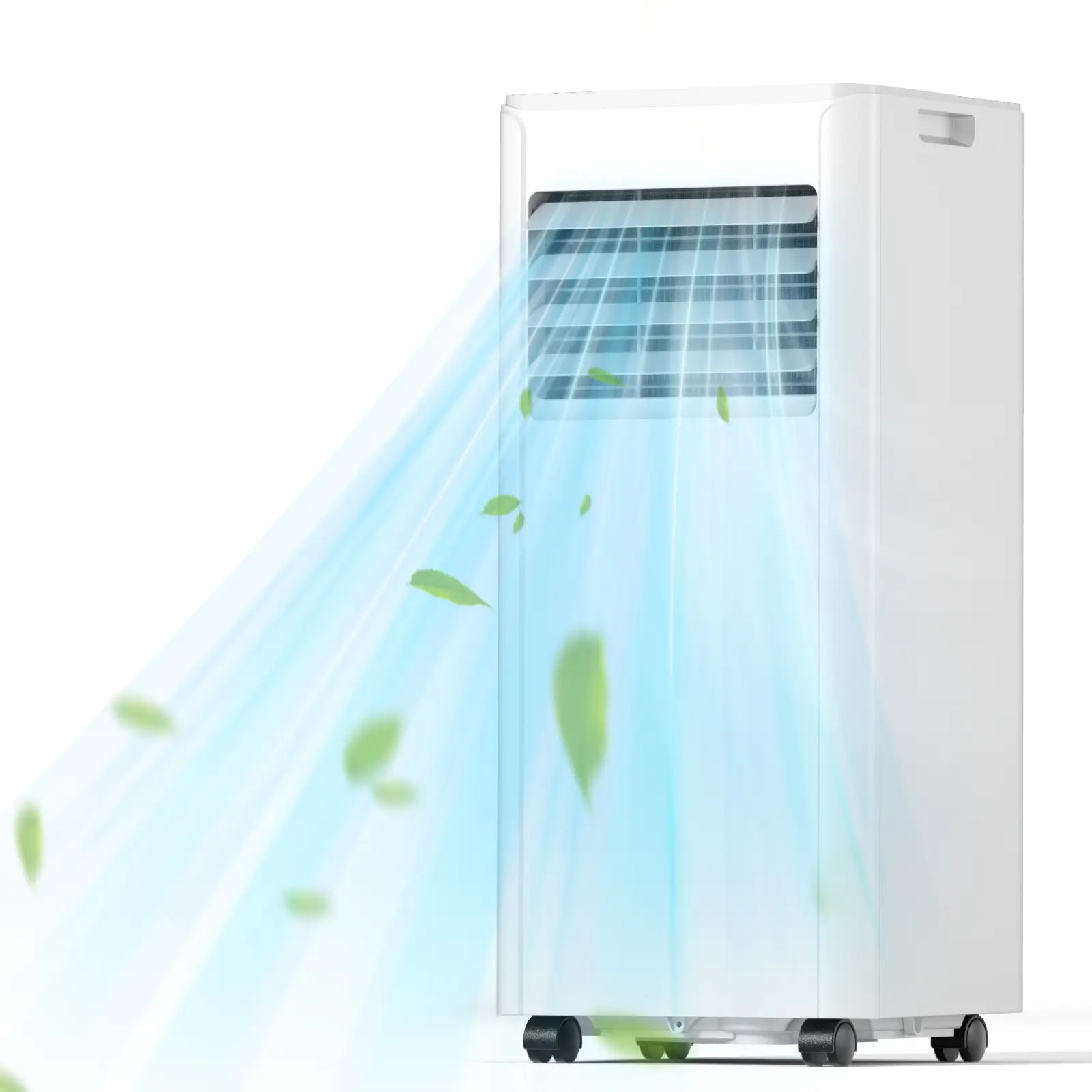 COWSAR Portable Air Conditioner, 8000-10000 BTU Powerful Home AC Unit with Built-in Dehumidifier & Fan, Cools 350 Sq.Ft, Functional Portable AC with R