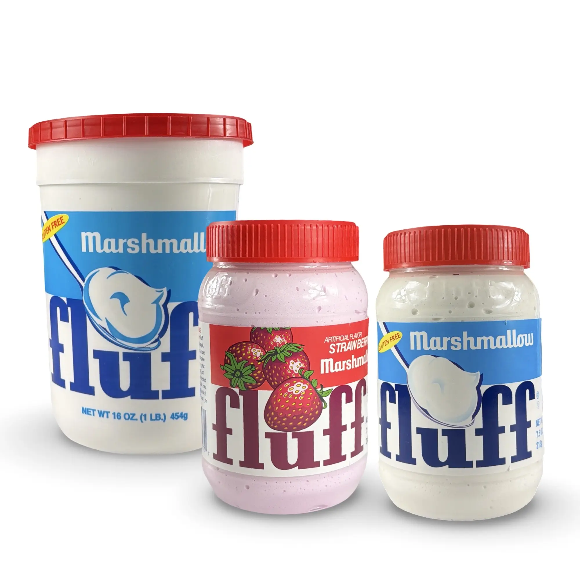 Marshmallow Fluff 2 Pack, 7.5 oz or 16 oz Choose Original or Strawberry Spread Marshmallow Fluff 2 Pack, 7.5 oz or 16 oz Choose Original or Strawberry Spread