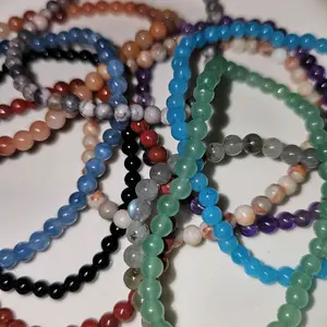 Beautifu Genuine l Stone Bracelets Mix and Stack