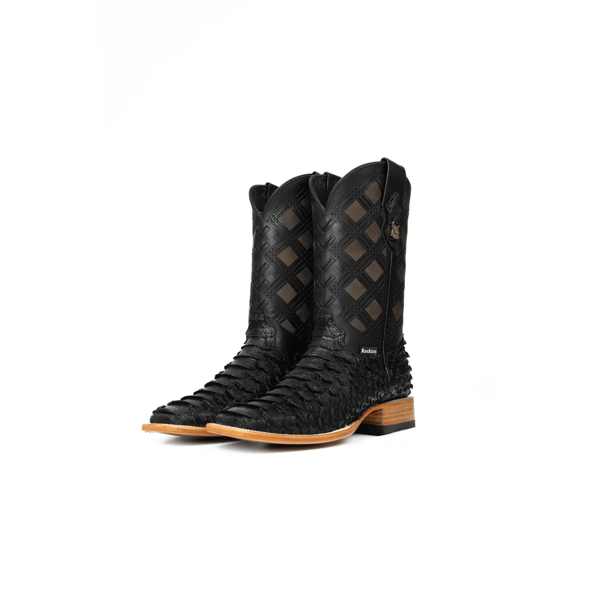 Bradley Python Square Toe Cowboy Boot
