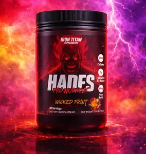 Iron Titan Nutrition Pre-workout Fitness Supplement - Wicked Fruit Flavor, Dietary Healthcare Support, Energy Boost for Fitness Enthusiasts
