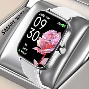 2026 New Multifunctional Sports Smartwatch, USB Rechargeable Fashion Digital Watch, Wireless Calling & Message Alerts, Android & iOS Compatible Luxury