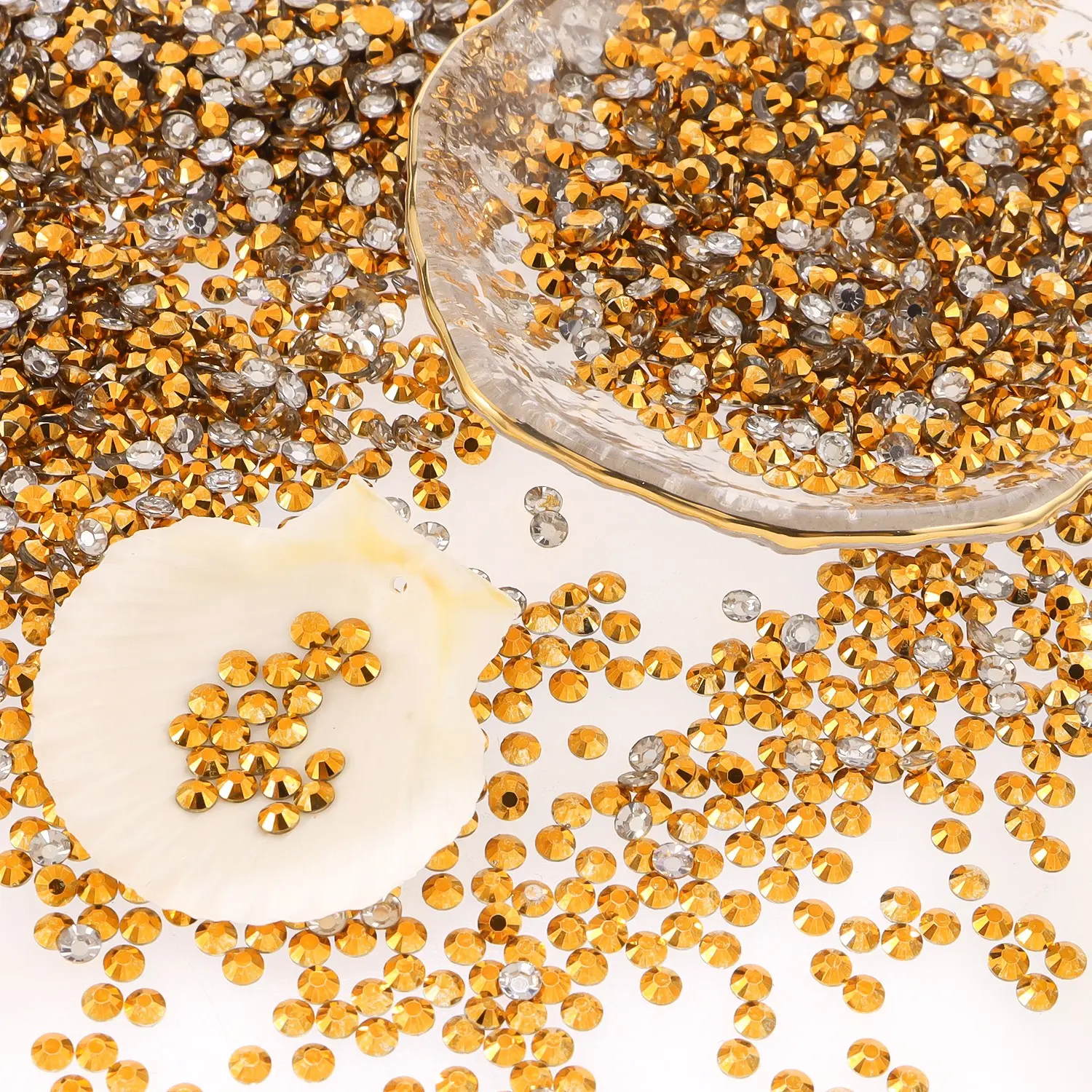 1000pcs Dark Flat Back Resin Jelly Rhinestones, Sparkly Rhinestone, 2, 3, 4mm for Nail Art Crafts, DIY Accessories, Multi Colors and Sizes Available