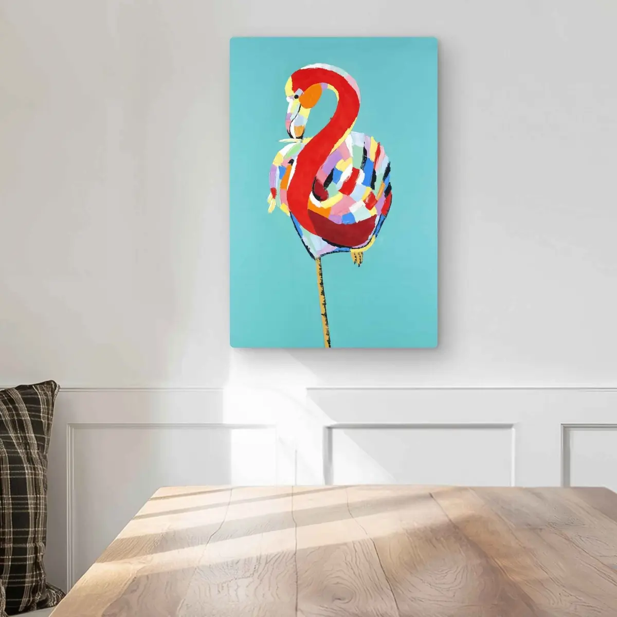 212 MAIN C1MP1218D6048N 12x18 in. Lightweight Aluminum Animal Artwork Print, Artistic Style Colored Decorative Graphic Wall Art for Living Room Home Decor, Animal Artwork Prints, Artistic Style Prints