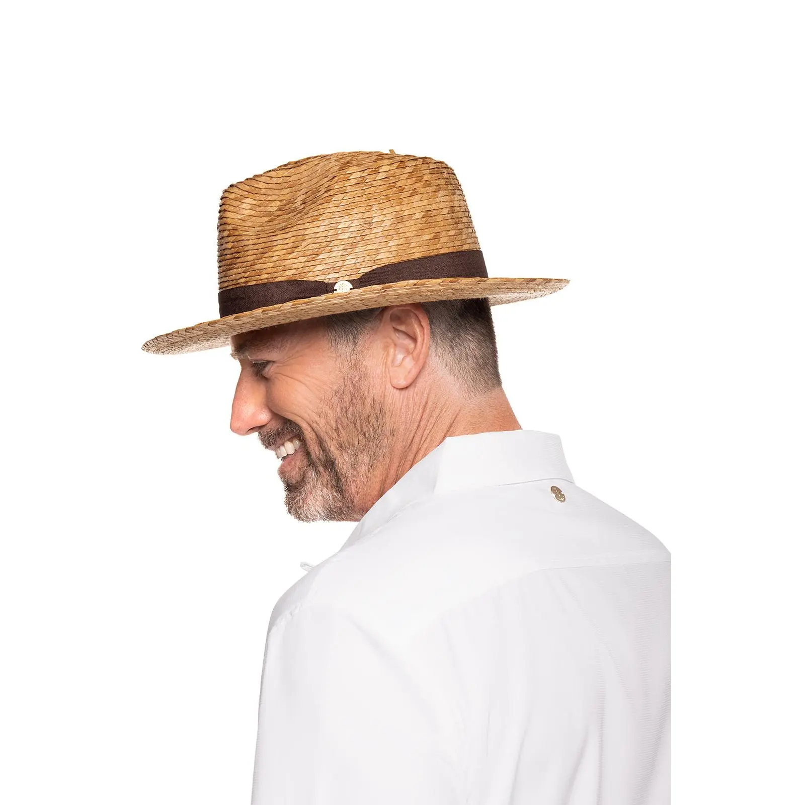 Buri | Men's Straw Palm Fedora | Natural