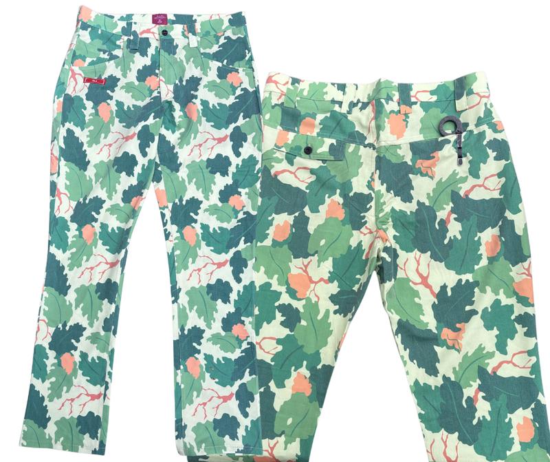 Beaufighters Mitchell Camouflage Wine Leaf Camo Pants Slim Fit Trousers for Hiking & Golf Mk II Edition Lightweight Freedom Men's Wear