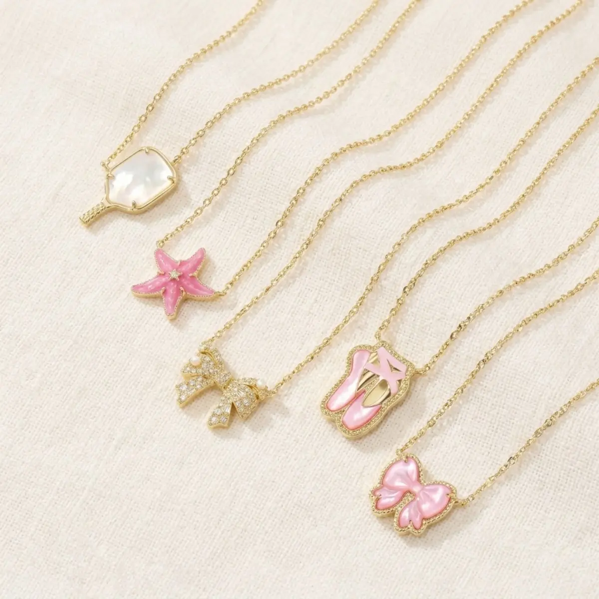 Kendra Scott Krista Bow Short Pendant Necklace, Fashion Jewelry for Women