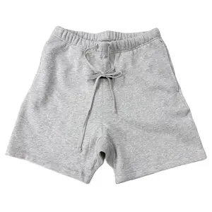 Men's Shorts SS22 Light Grey Athletic Sweat Shorts for Women, Oversized Cotton Shorts Casual Drawstring with Pockets, Comfortable Lounge Shorts for Home, Workout, Streetwear & Daily Wear