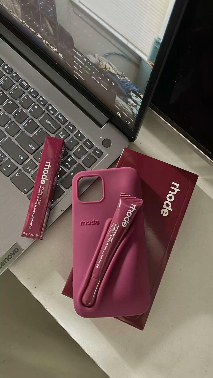 Premium Liquid Silicone Phone Case with Lipstick Base - Protective Matte Cover for iPhone Series, trending case, cute case, hot case