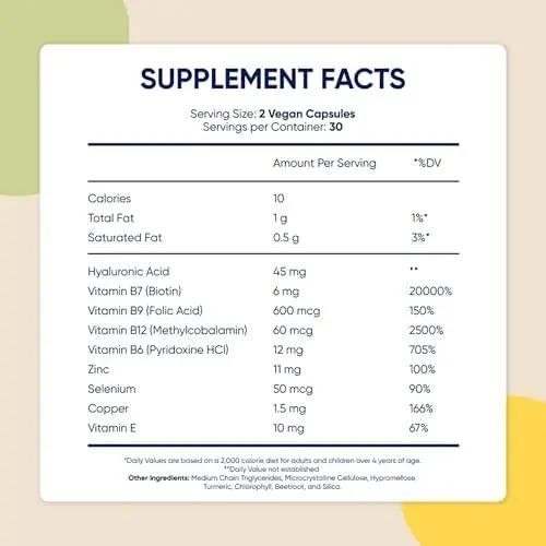 Moerie Hair Growth Supplement for Women & Men - Hair Skin and Nails Vitamins With Biotin, Q10 & Minerals - For Thicker, Fuller Hair & Hair Loss Treatment - Advanced Beadlet Delivery System - 120 Pills