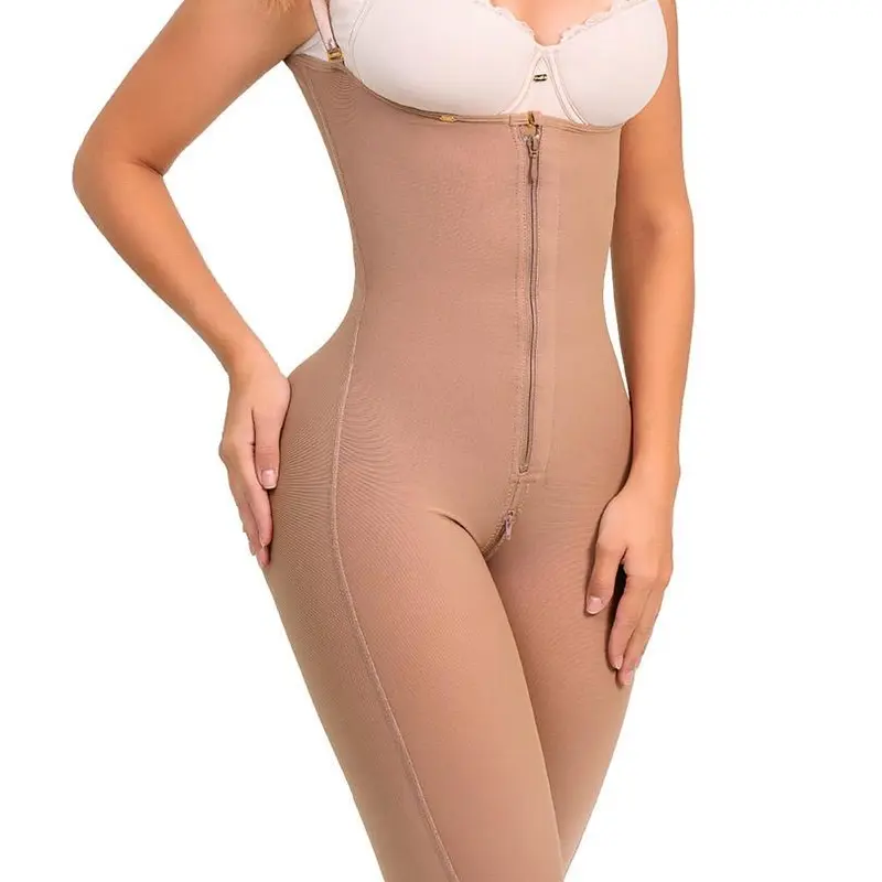 Stagmi SMI7087 Ultra-Invisible Knee-Length Shapewear with Removable Side Support, Everyday, Compression, Breathable, Lightweight
